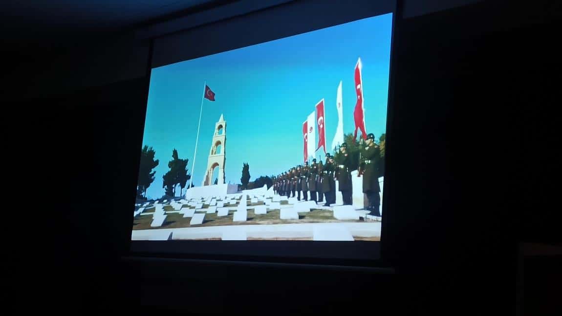 18 Mart Şehitleri Anma Günü ve Çanakkale Deniz Zaferi programı düzenledik.